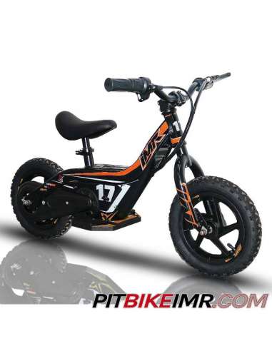 BICICLETA ELÉCTRICA NIÑO 100W 12" IMR ¡2,6 Amperios! - Color Naranja