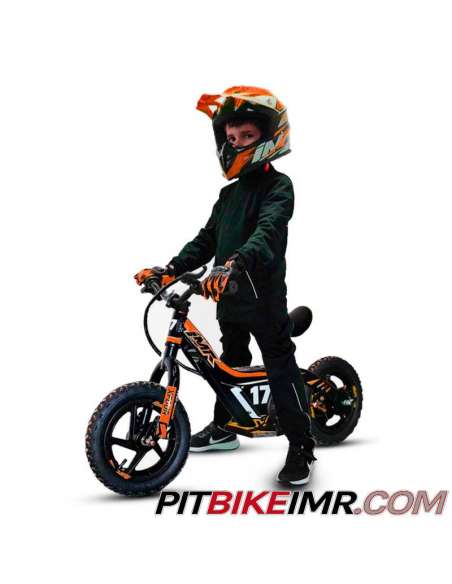 BICICLETA ELÉCTRICA NIÑO 100W 12" IMR ¡2,6 Amperios! - Color Naranja