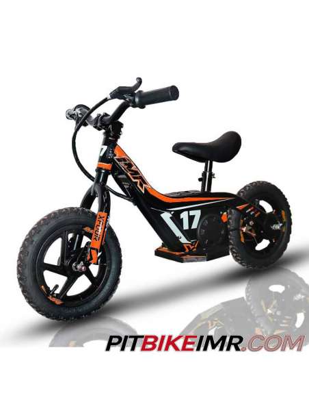 BICICLETA ELÉCTRICA NIÑO 100W 12" IMR ¡2,6 Amperios! - Color Naranja